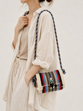 Painted Sky Crossbody — Handwoven Wool